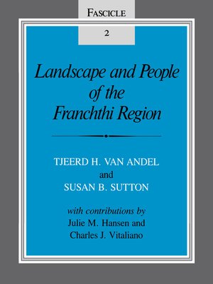cover image of Landscape and People of the Franchthi Region